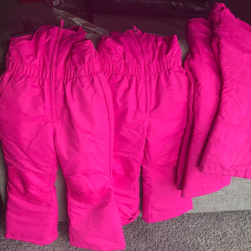 Girl Pink snowsuit bundle